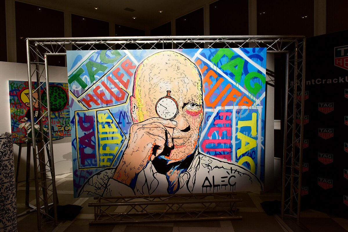 Жан Клод Бивер глазами Алека Монополи на Art Basel Miami